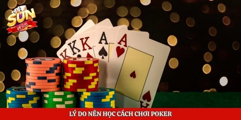 Cách Chơi Poker Hiệu Quả Cho Người Mới Tại Sunwin 2 Lý do nên học cách chơi Poker